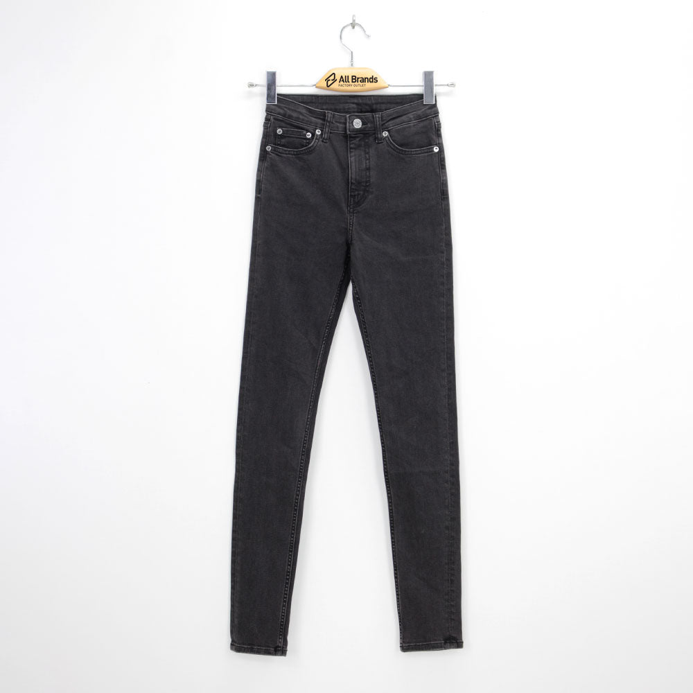 Image for Women's Plain Solid Jeans,Black