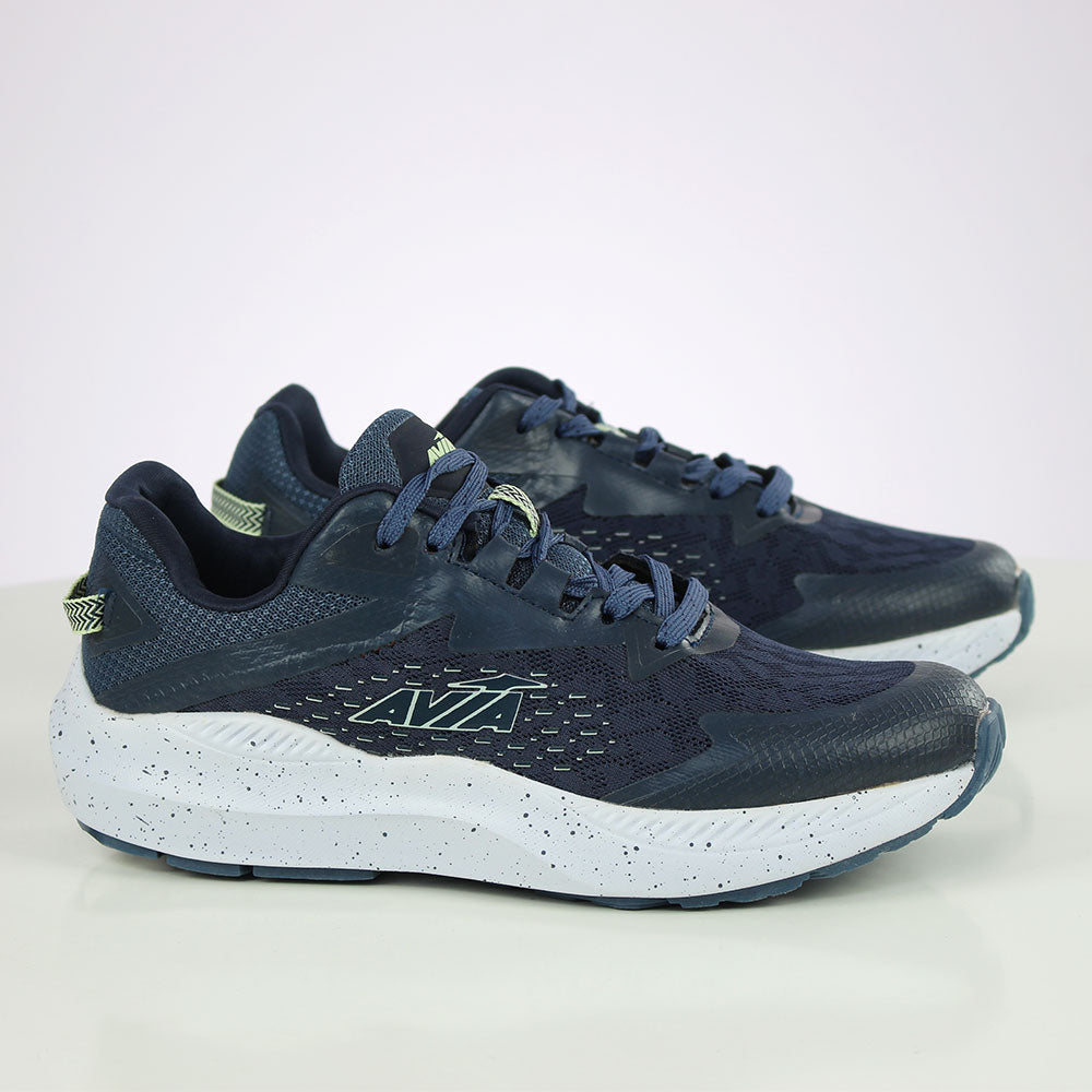 Image for Men's Lace Fishnet Wide Sole Shoes,Navy
