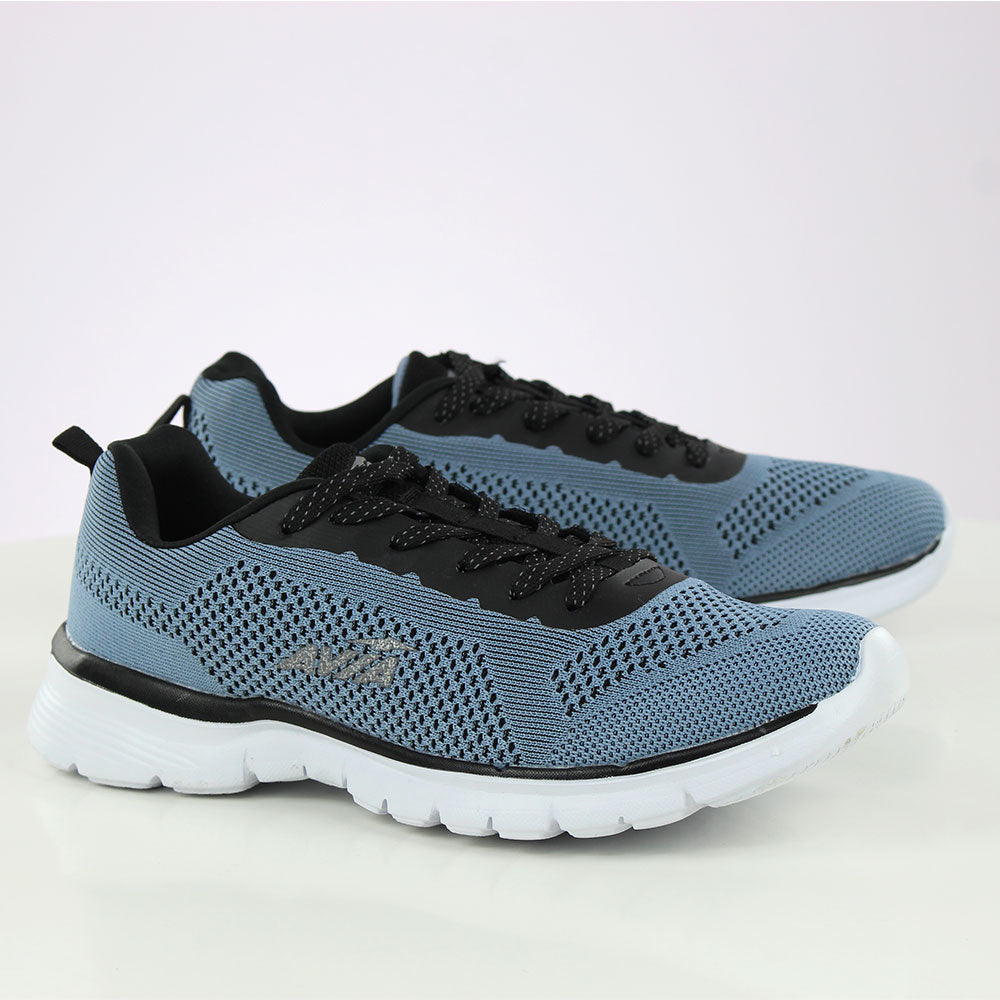 Image for Men's Fishnet Polka Dots Lace up Shoes,Blue