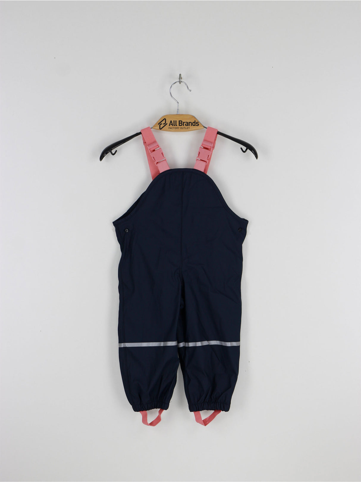 Image for Kids Girl Buckle Closure Pants-Overalls, Navy