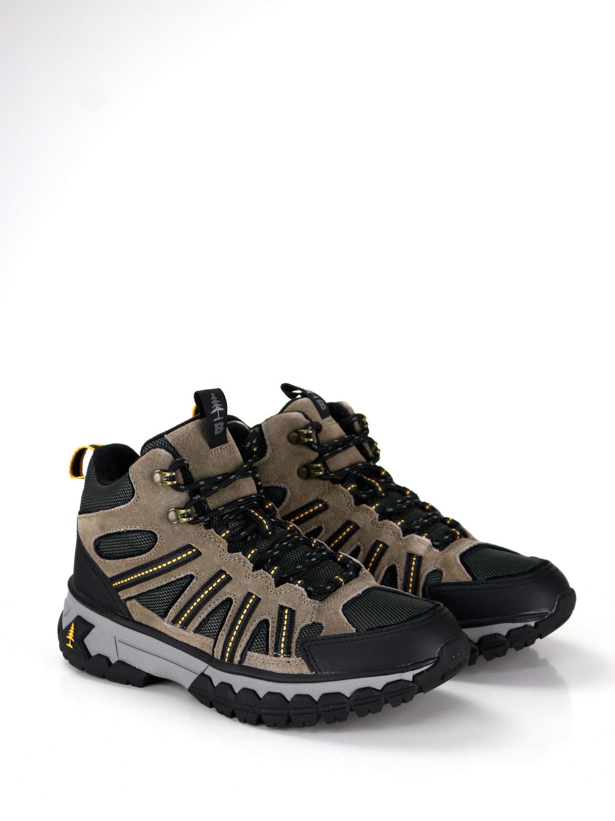 Image for Men's Color Block Striped Shoes,Greige