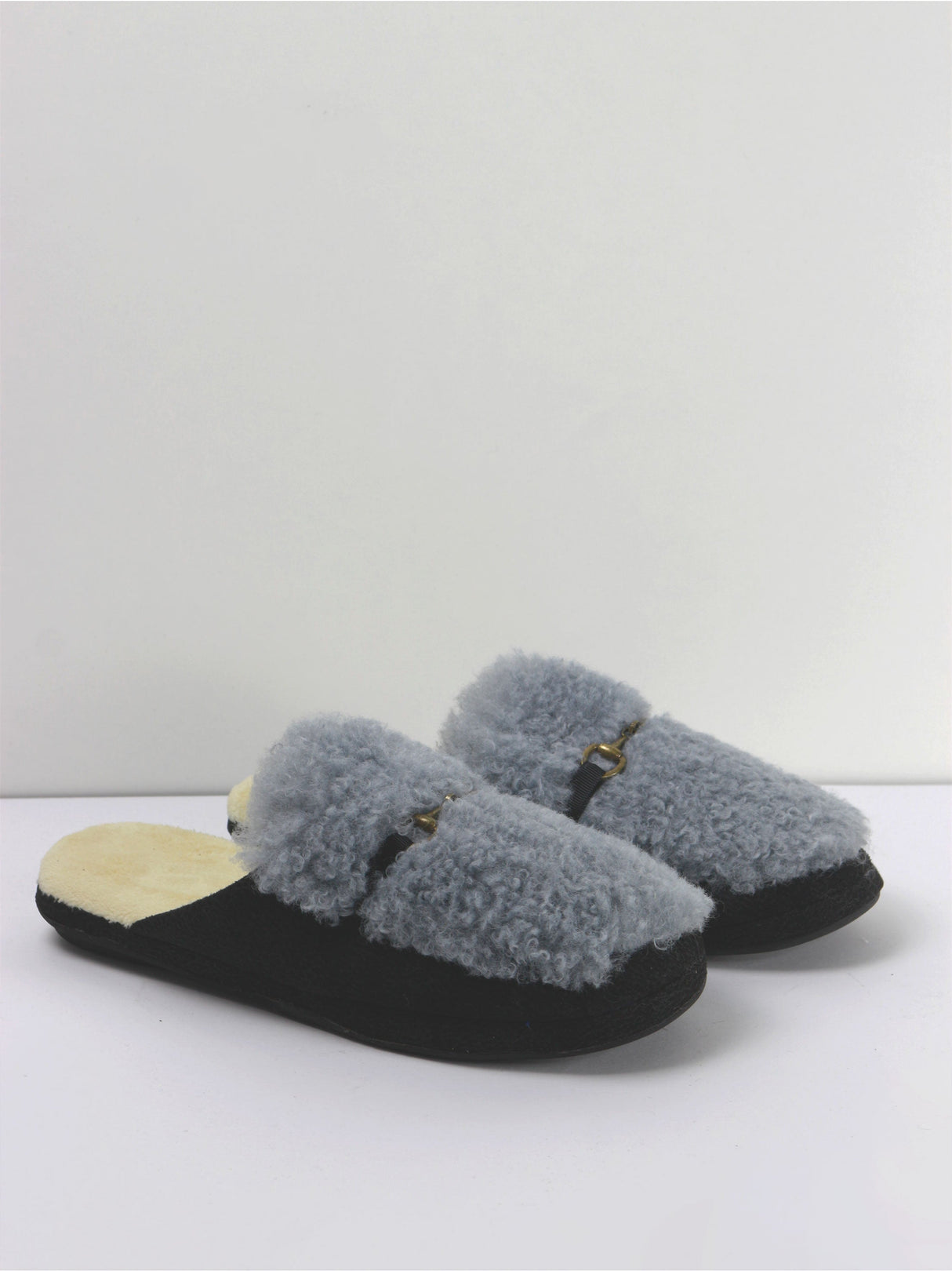 Image for Women's Anti Skid Rubber Sole Slippers,Black/Blue
