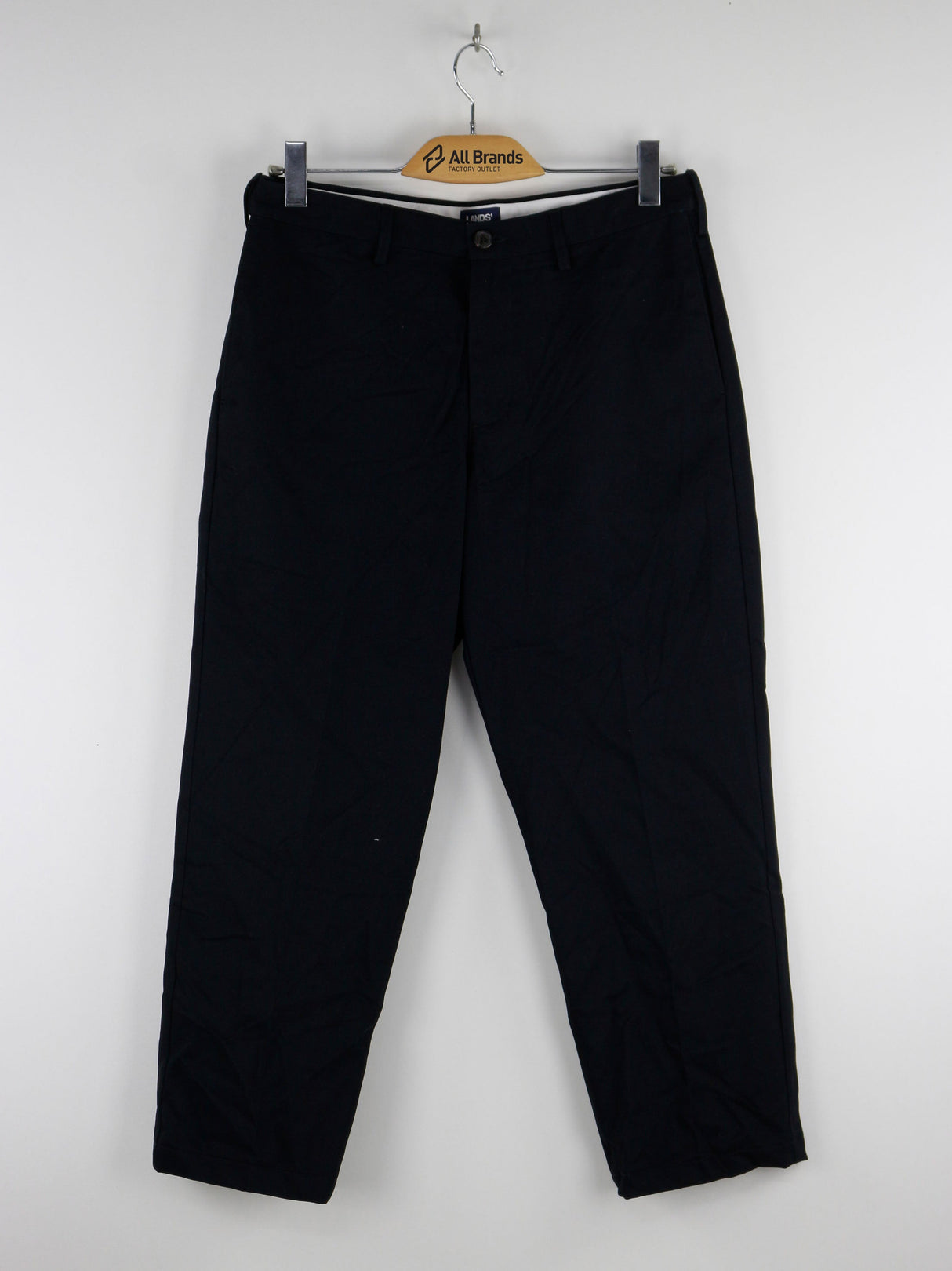 Image for Men's Regular Fit Mid Rise Classic Pant,Black