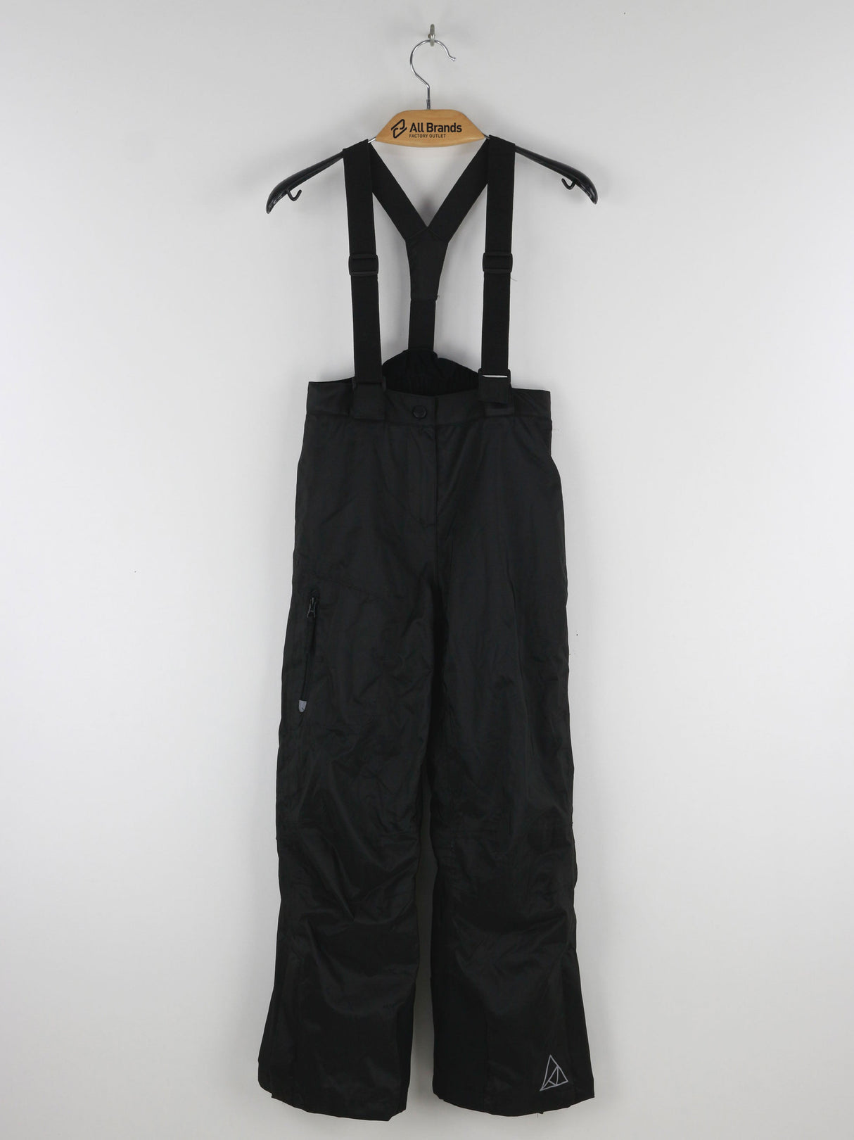 Image for Kids Boy Warm And Waterproof Ski Trousers Jumpsuit,Black