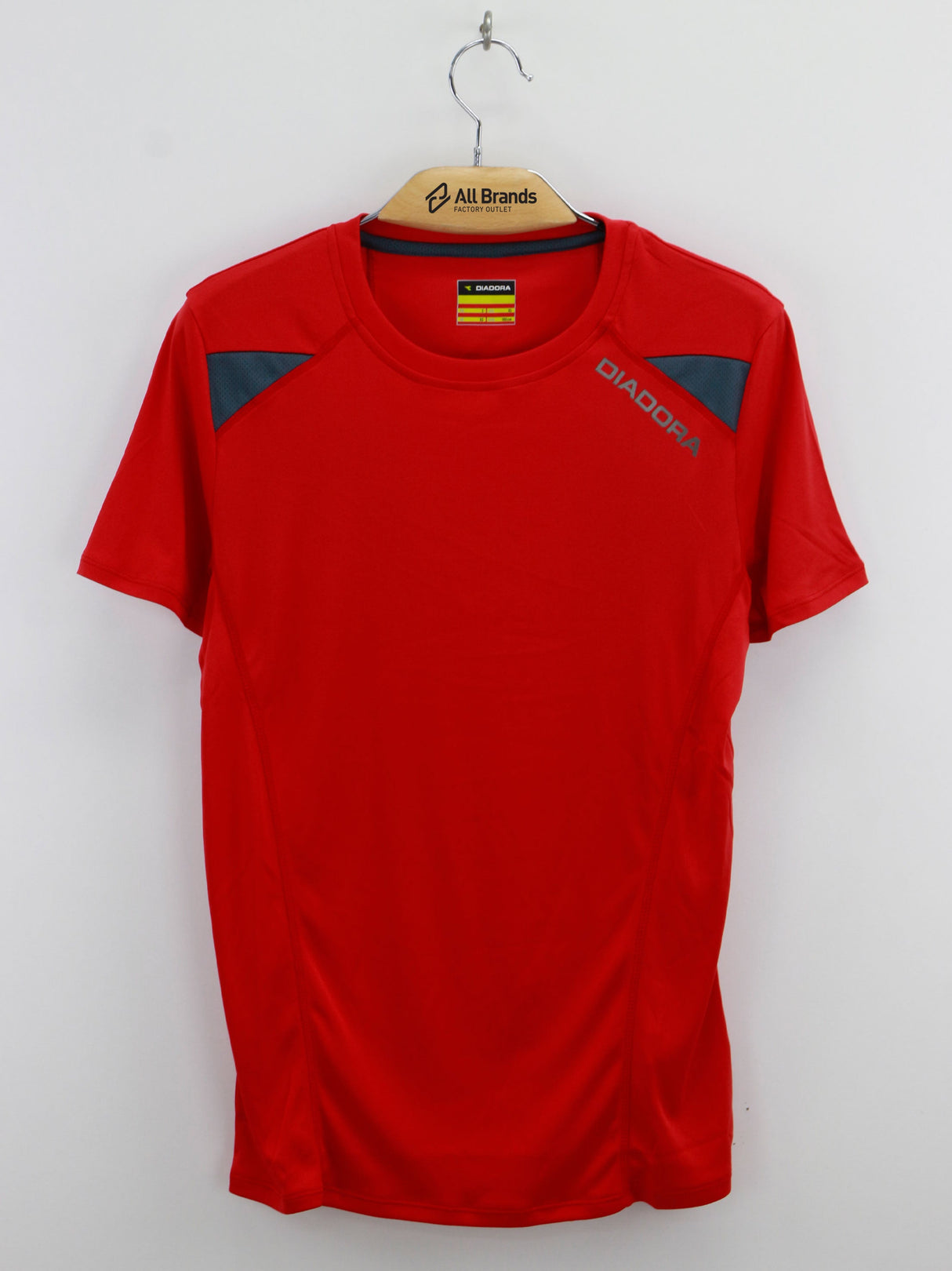 Image for Women's Running Color Block T-Shirt,Red