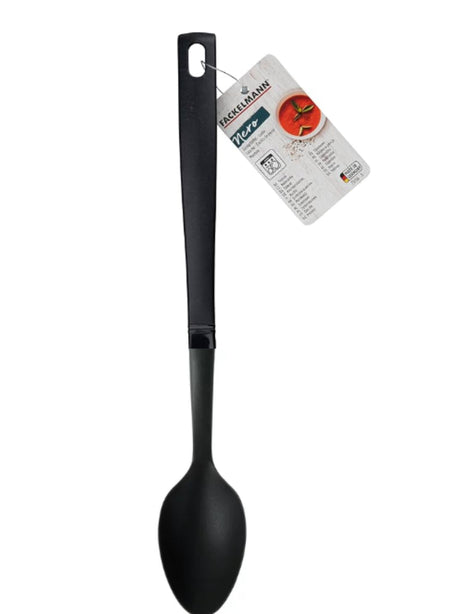 Image for Basic Cooking Spoon For Nonstick With Pot Holder, Black