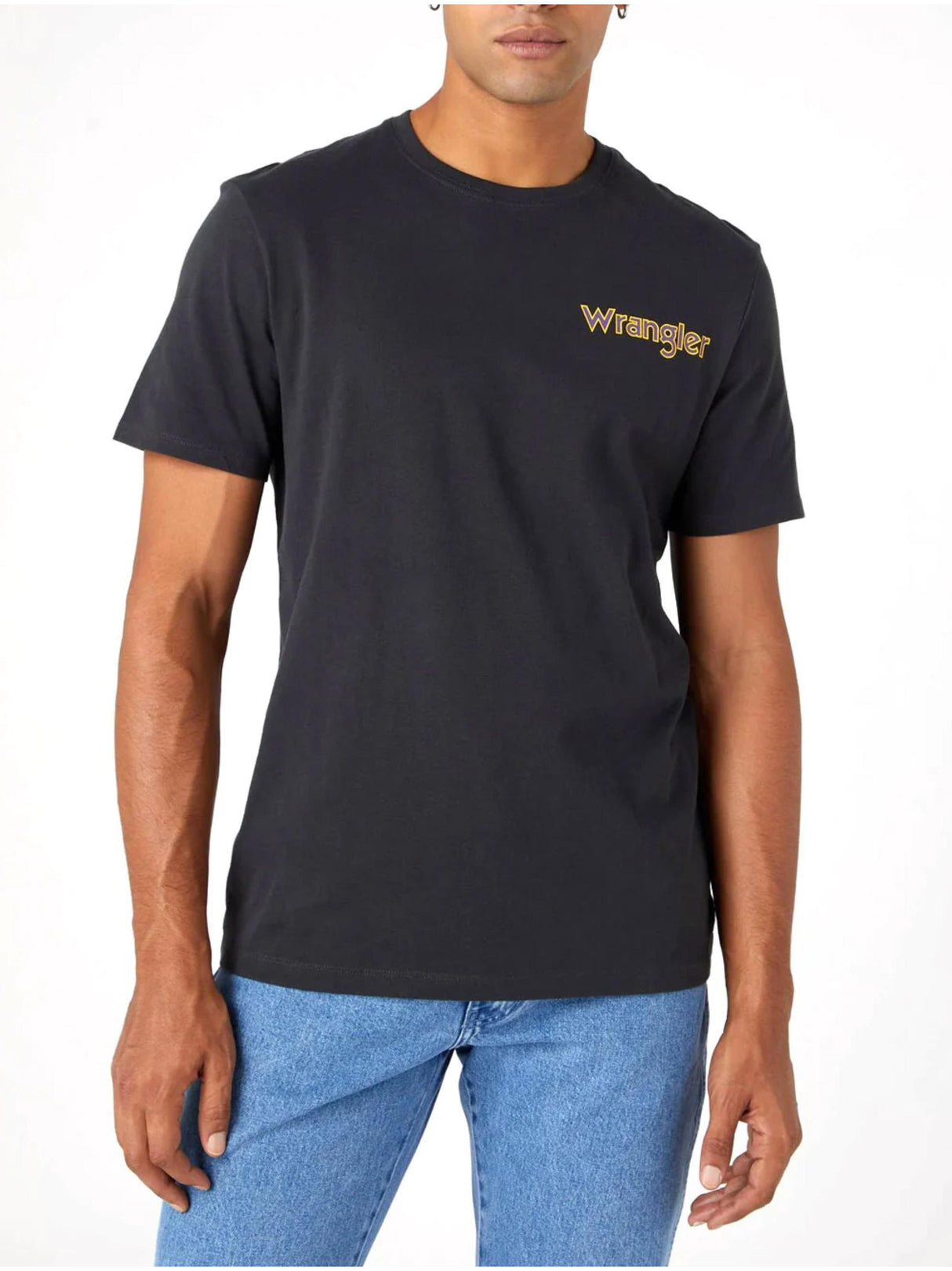 Image for Men's Graphic Printed Back and Front Top,Dark Grey