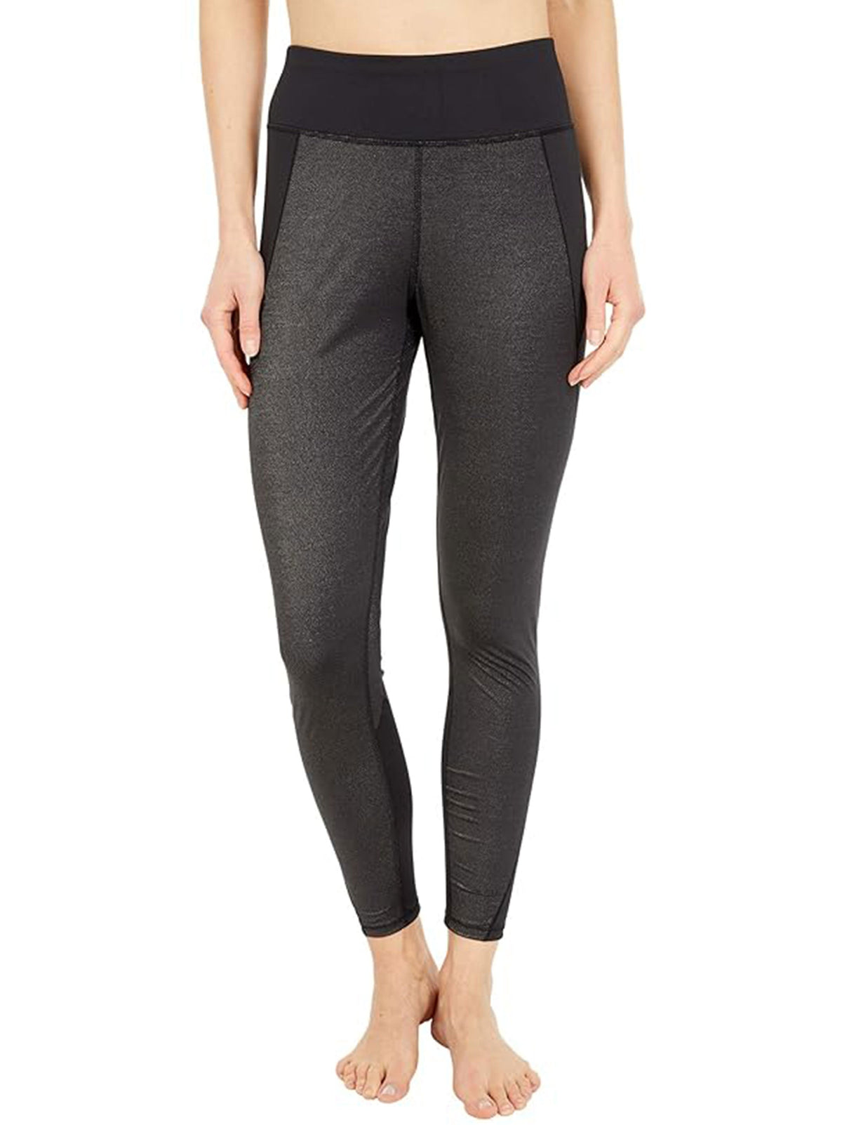 Image for Women's Metallic Sparkling Legging,Black