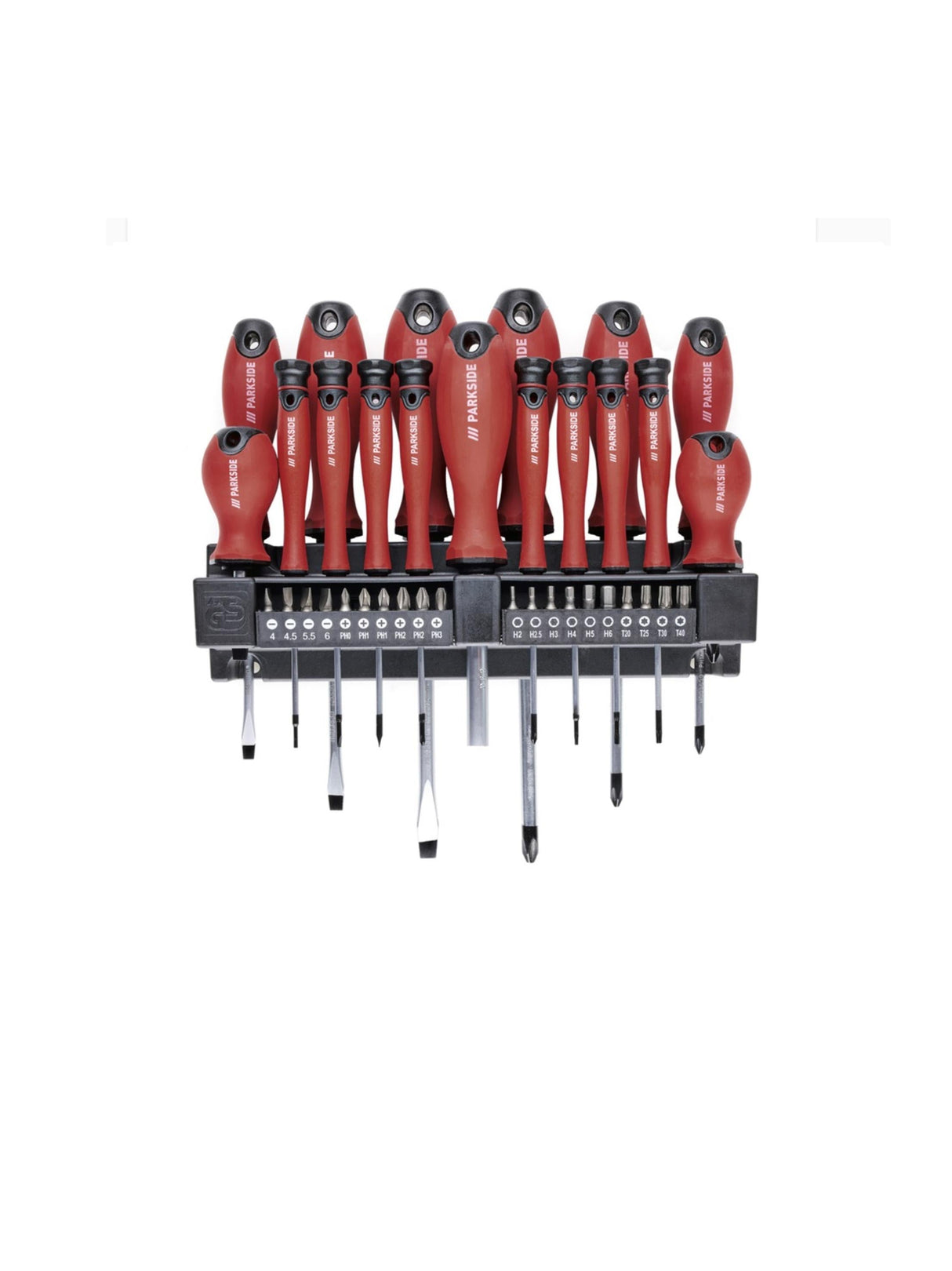 Image for Parkside Screwdriver & Bit Set 37-Piece Set With Wall Holder