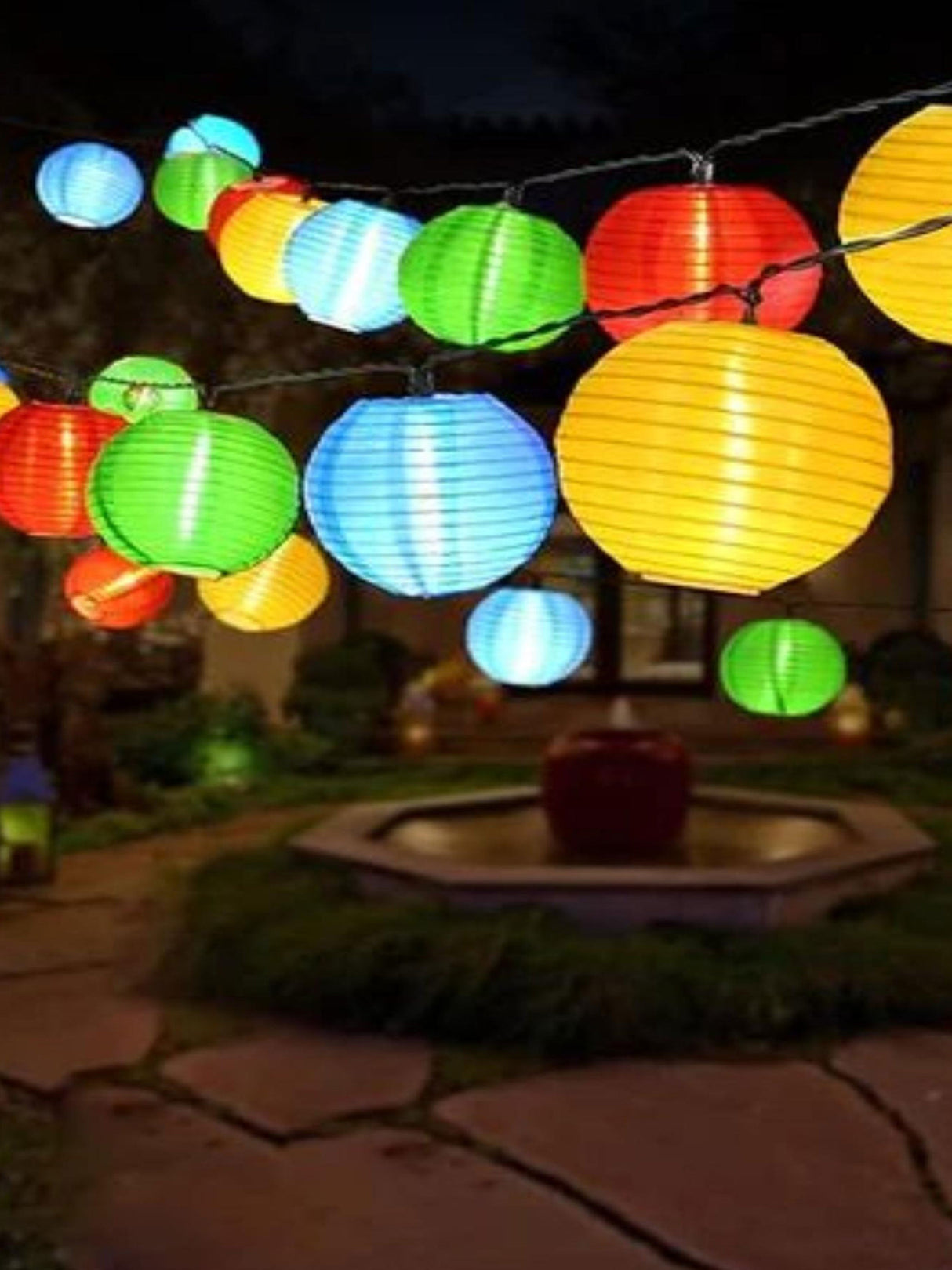 Image for Xxl Led Lantern String Lights