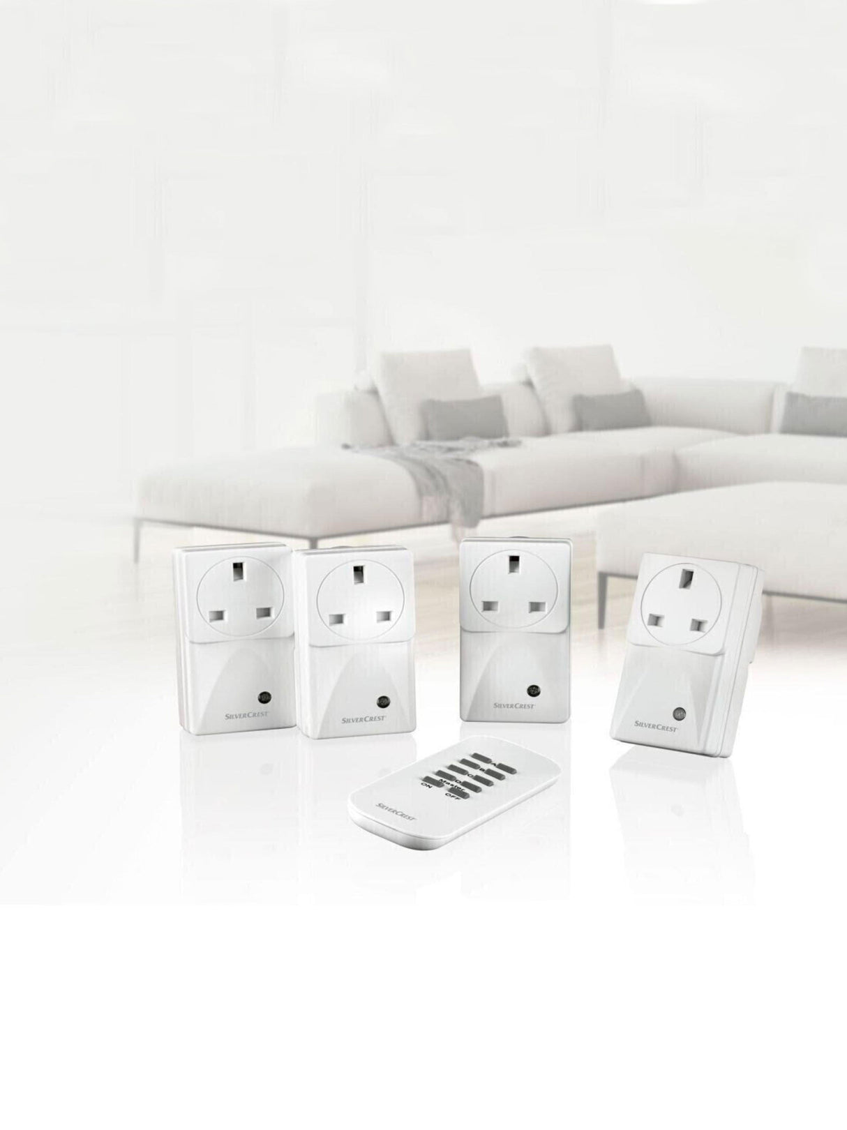 Image for Indoor Wireless Socket Set 40M Range 5 Piece Set