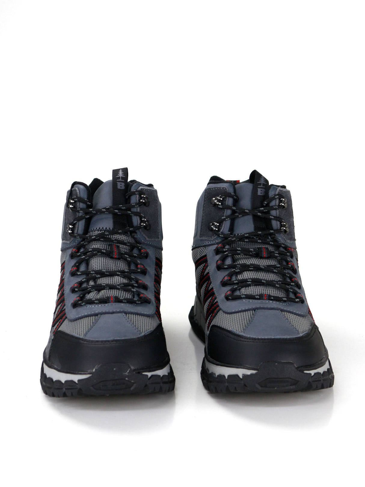 Image for Men's Striped Fish Net Shoes,Grey