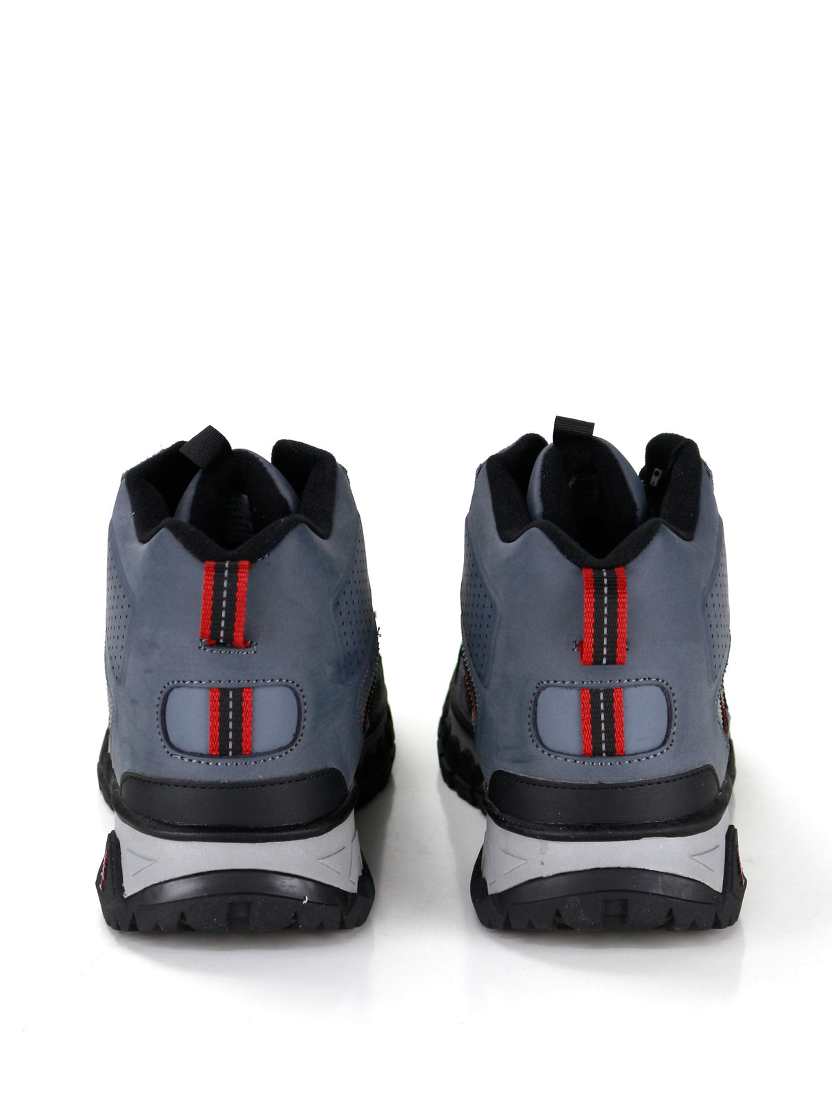 Image for Men's Striped Fish Net Shoes,Grey