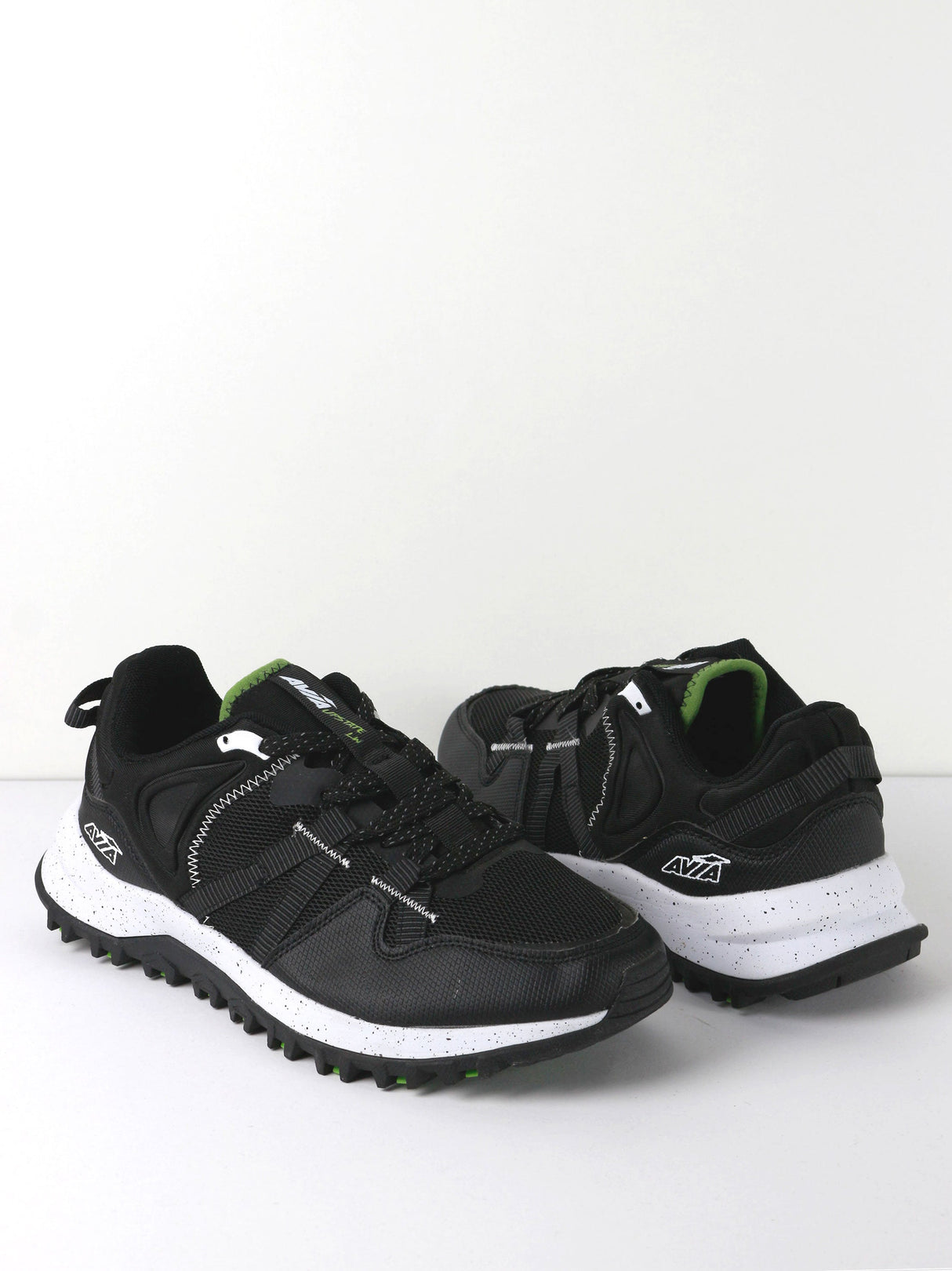 Men's Lace Up Rubber Sport Shoes,Black