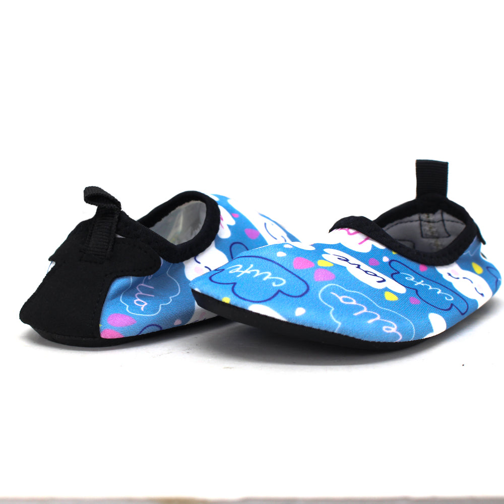 Image for Kid's Girl Clouds Print Water Shoes,Blue