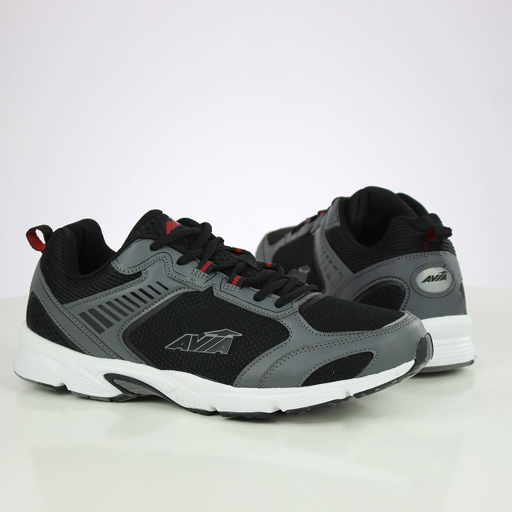 Image for Men's Striped Mesh Shoes,Black
