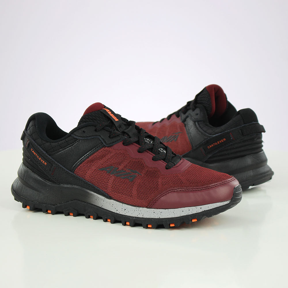 Image for Men's Mesh Graphic Printed Shoes,Burgundy