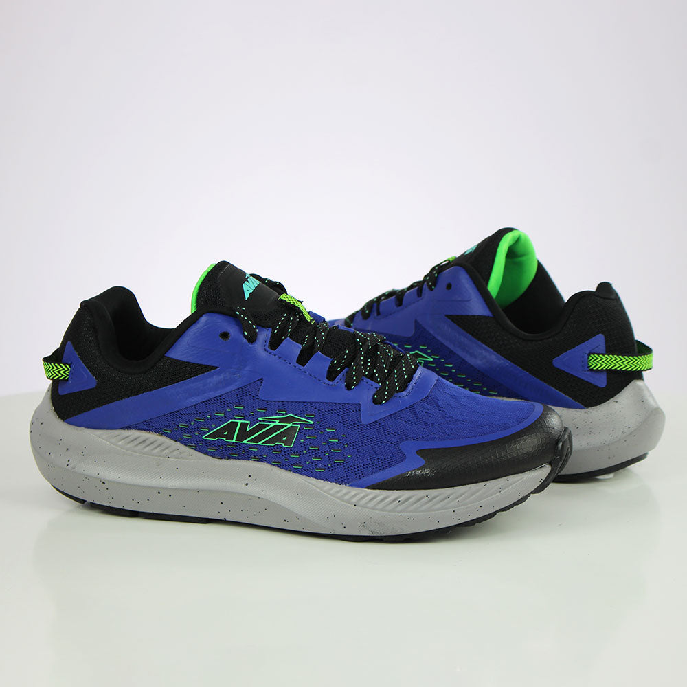 Image for Men's Logo Printed Fishnet Shoes,Indigo
