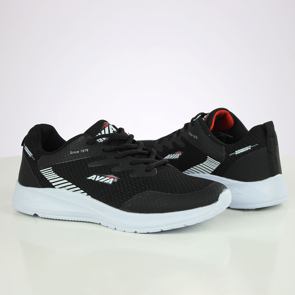 Image for Men's In Side Striped Shoes,Black