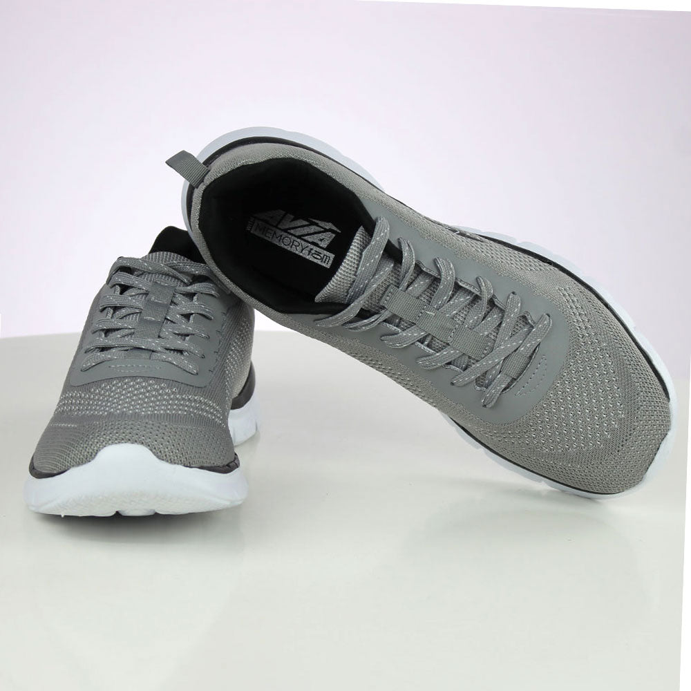 Image for Men's Mesh Embroidered Style Shoes,Grey