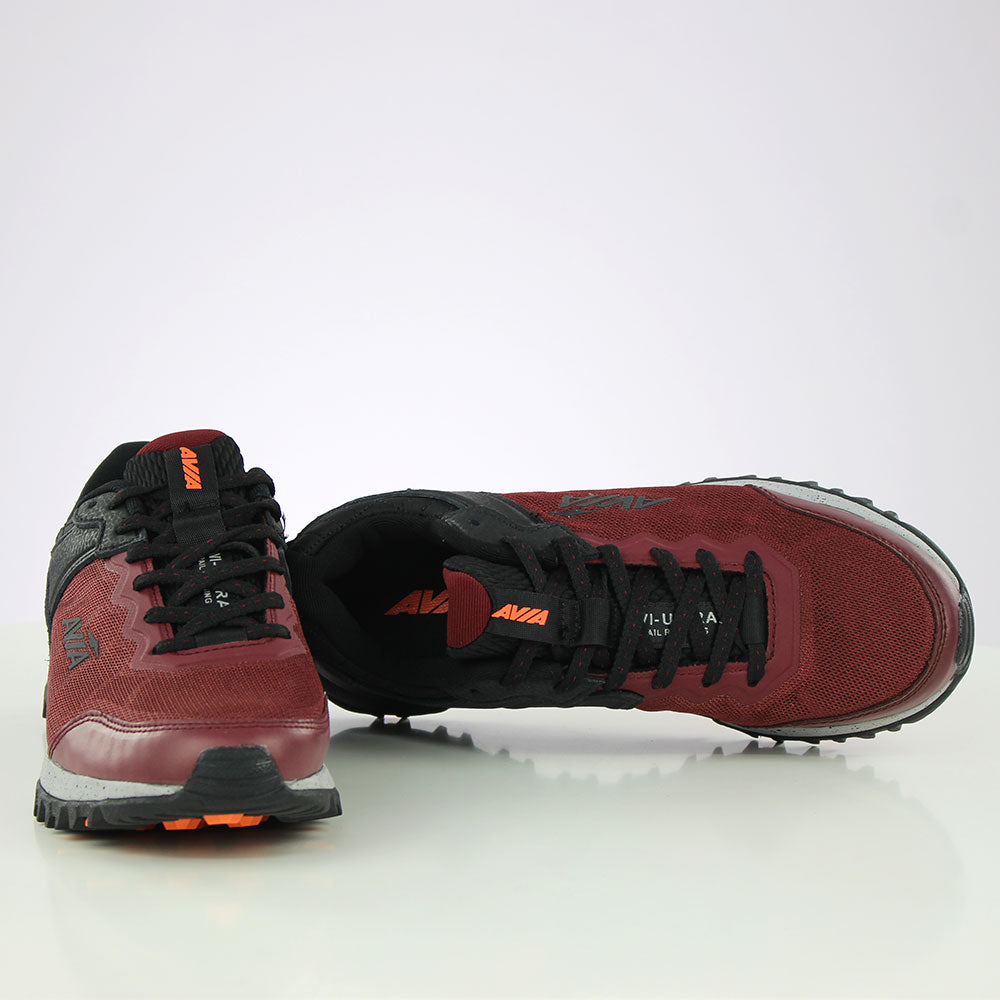 Image for Men's Mesh Graphic Printed Shoes,Burgundy