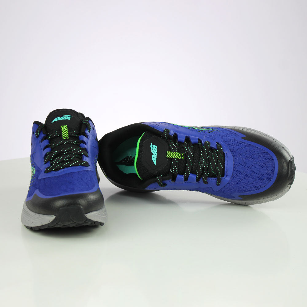 Image for Men's Logo Printed Fishnet Shoes,Indigo