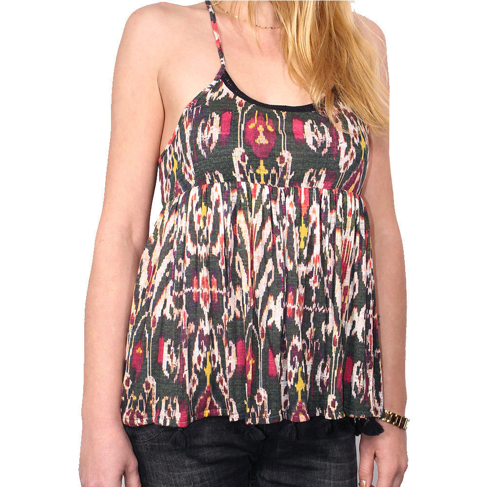 Image for Women's Sleeveless Graphic Print Casual Top,Multi