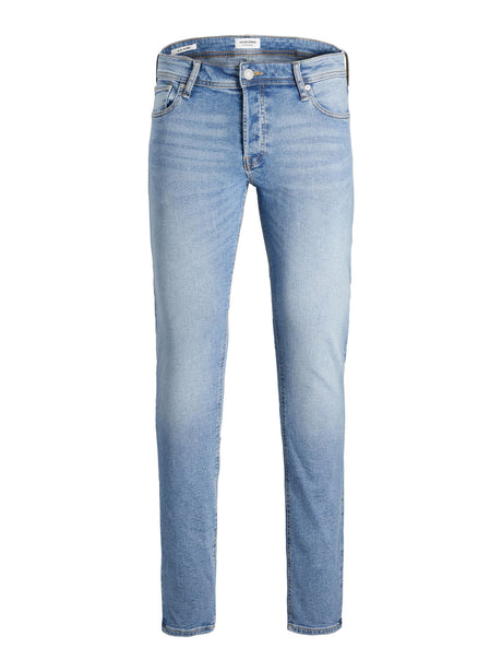 Image for Men's Washed Slim Fit Jeans,Light Blue