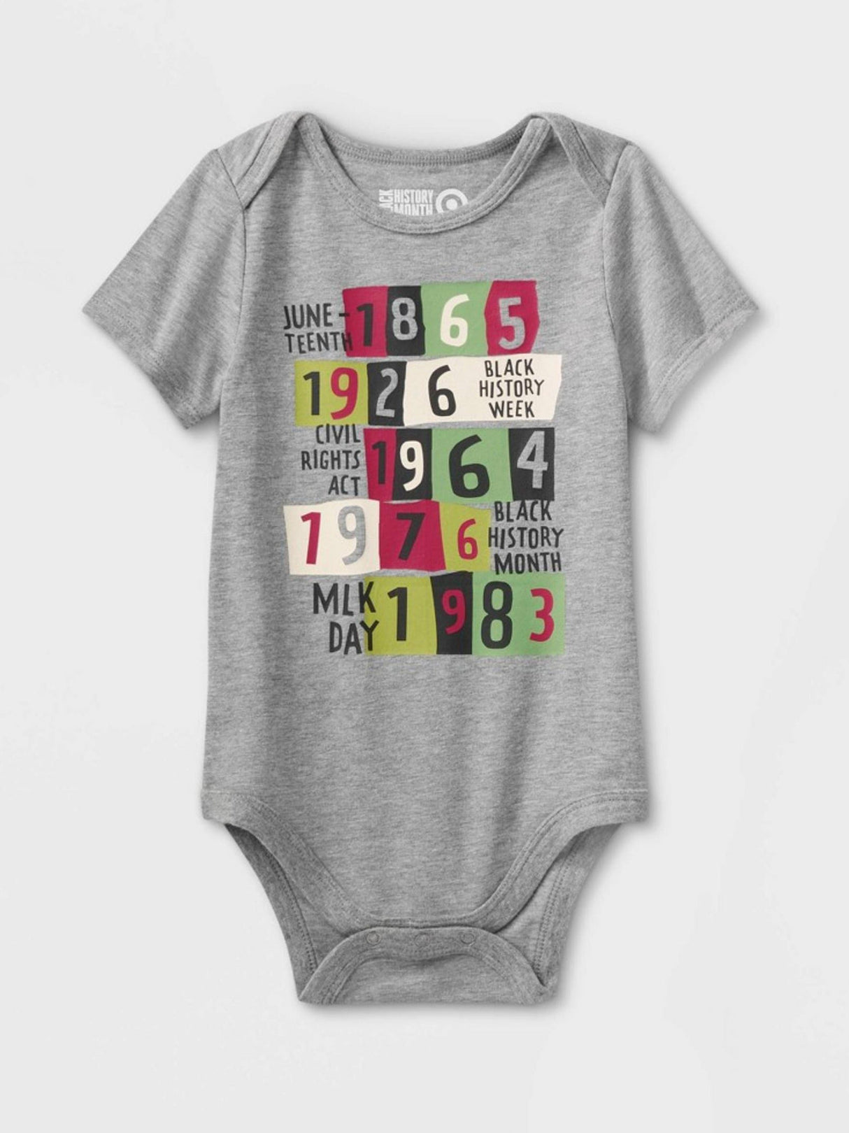 Image for Kids Boy Graphic Printed Bodysuit,Grey