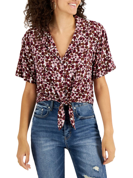 Image for Women's Floral Printed Casual Top,Multi
