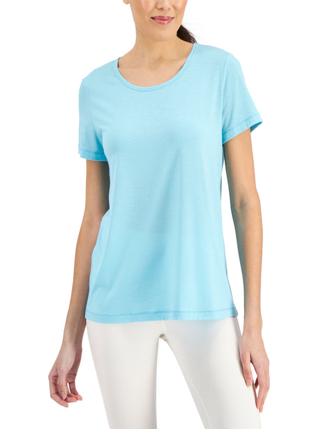 Image for Women's Mesh-Back T-Shirt,Light Blue