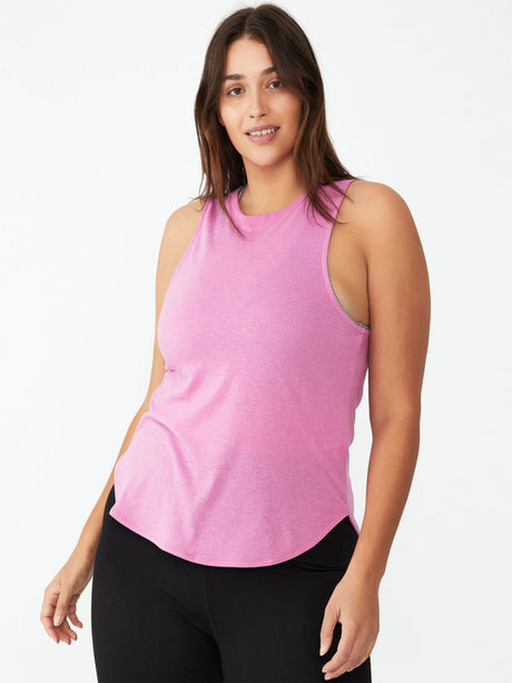 Image for Women's Active Curve Hem Tank Top,Lilac