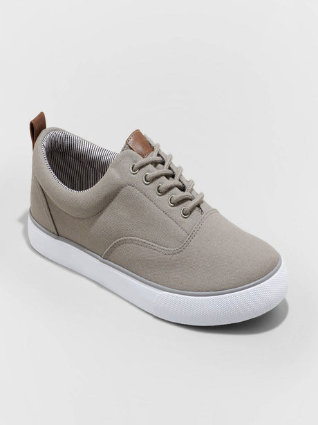 Image for Men's Plain Solid Casual Shoes,Grey