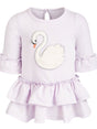 Image for Kids Girl Emboidered Ruffle Dress,Light Purple