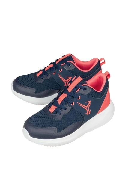 Image for Women's Color Block Lace Up Running Shoes,Navy