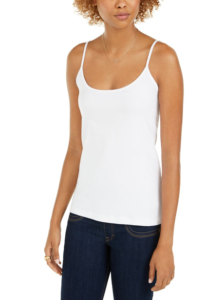 Image for Women's Fitted Camisole Casual Top,White