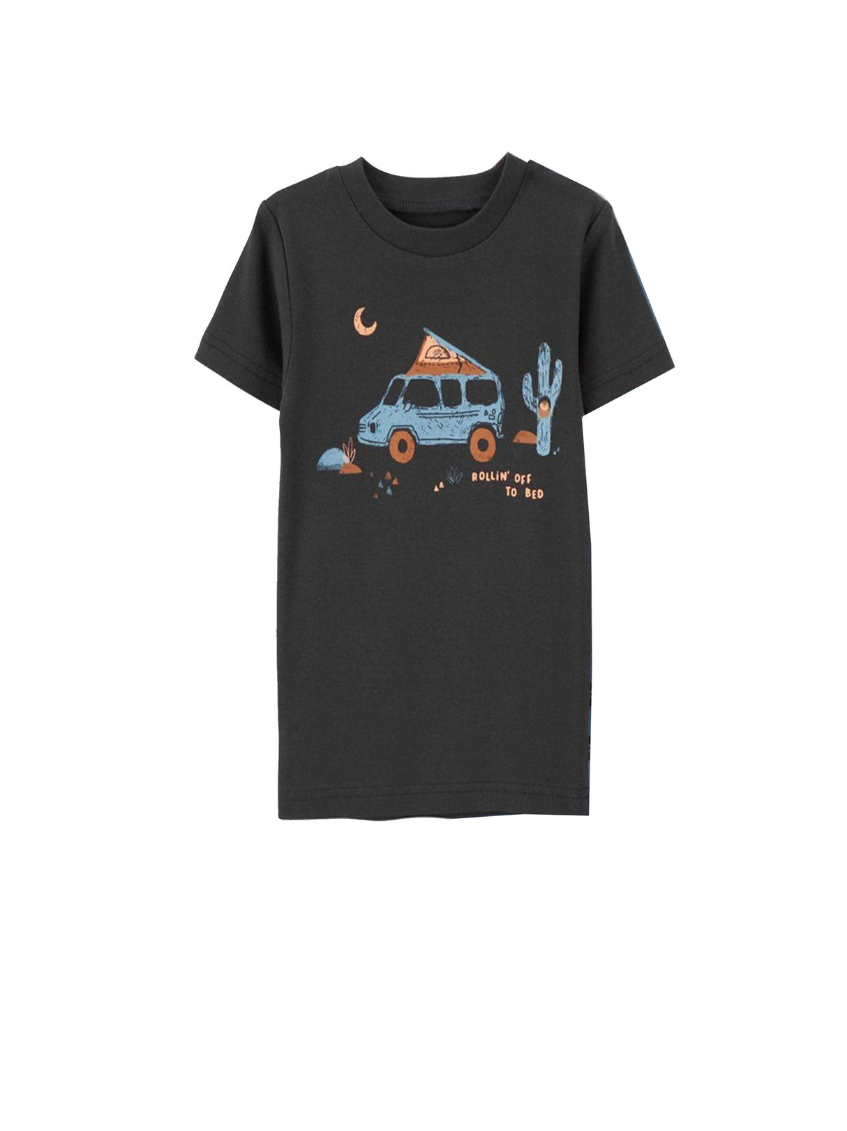 Image for Kids Boy Graphic Printed Top,Dark Grey