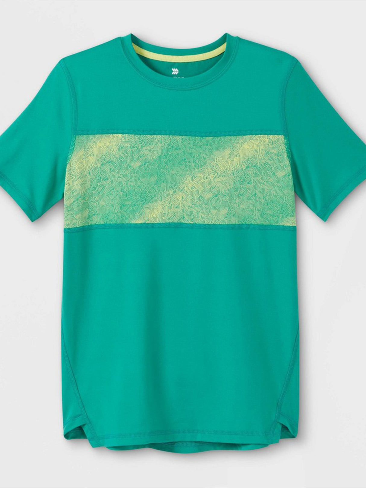 Image for Kids Boy Chest Striped T-Shirt,Green