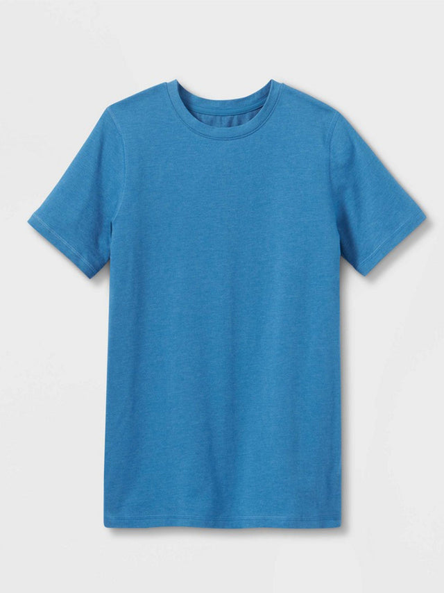 Image for Kids Boy Plain Solid T-Shirt,Blue