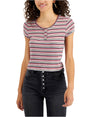 Image for Women's Striped Ribbed Top,Multi