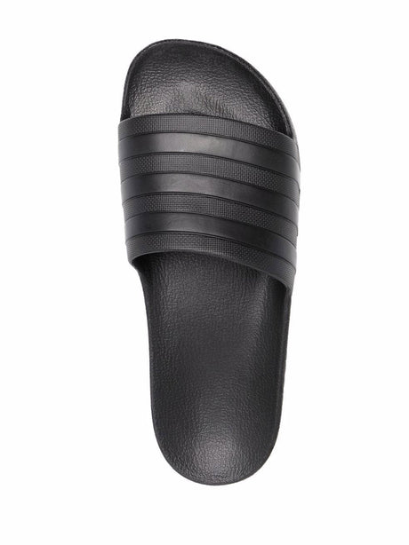 Image for Men's Striped Slide Slipper,Black