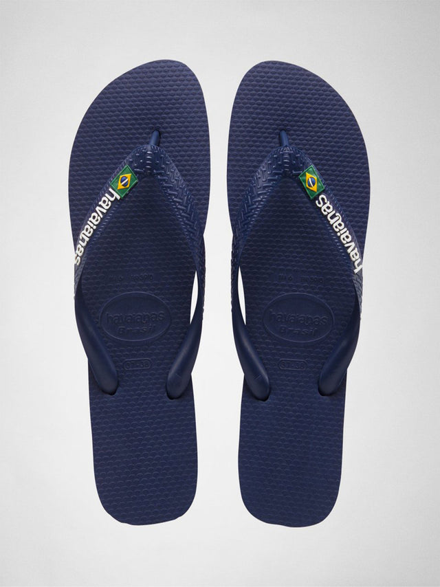 Image for Men's Brand Logo Flip Flop,Navy