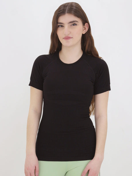 Image for Women's Textured Sport Top,Black