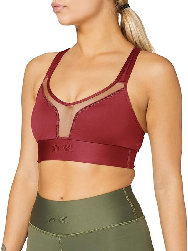 Image for Women's Elevate Sports Bra,Burgundy