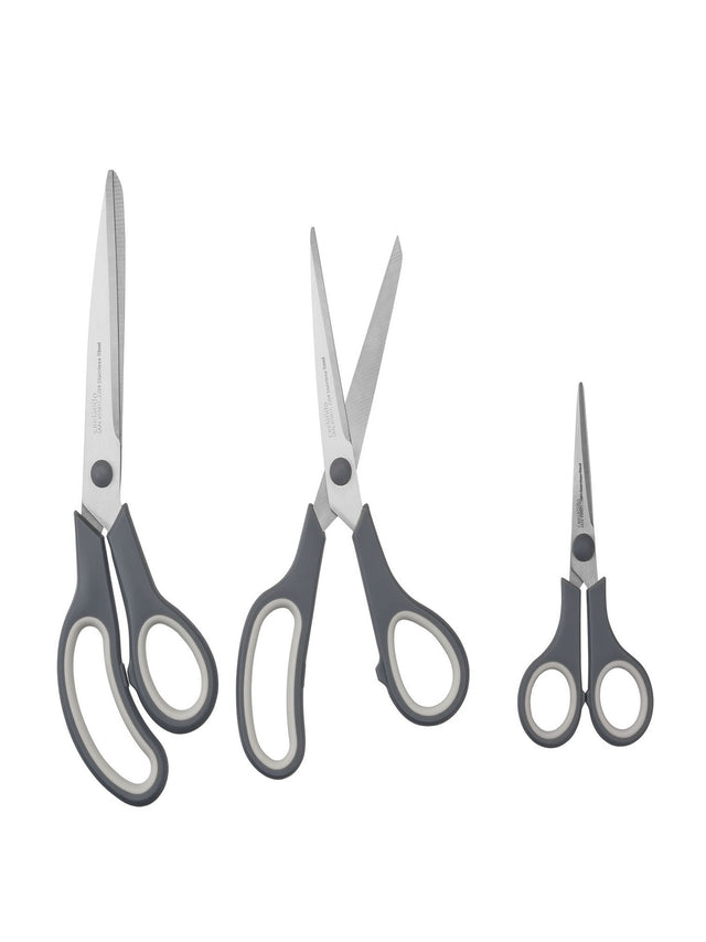Image for 3-Piece Scissors Set, Dark Grey