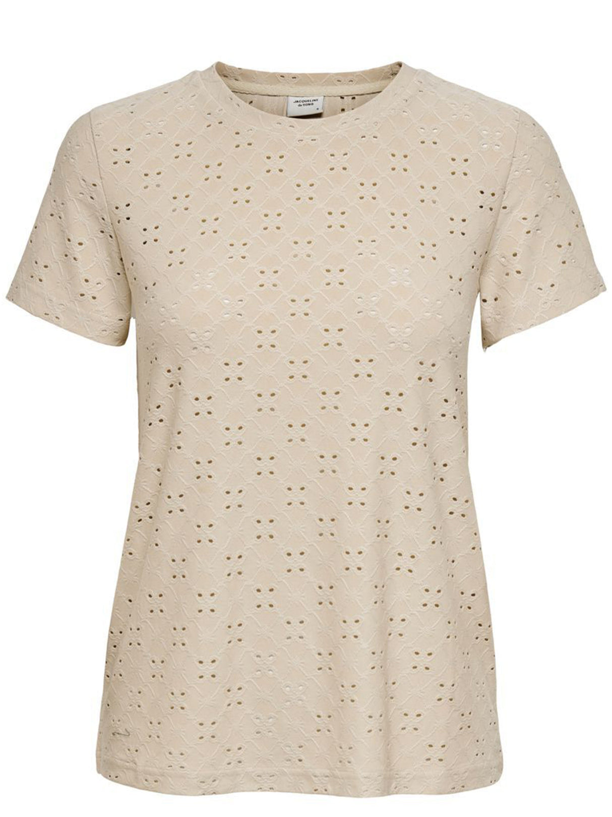 Image for Women's Eyelet Top,Beige