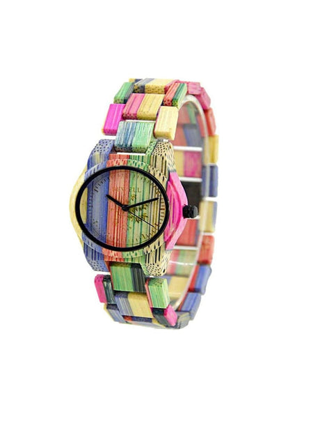 Image for Natural Handcrafted Wooden Watch For Women