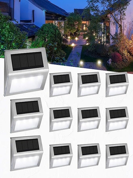 Image for Solar Stair / Deck Light, Set Of 6, 10 X 8.3 X 2.8Cm
