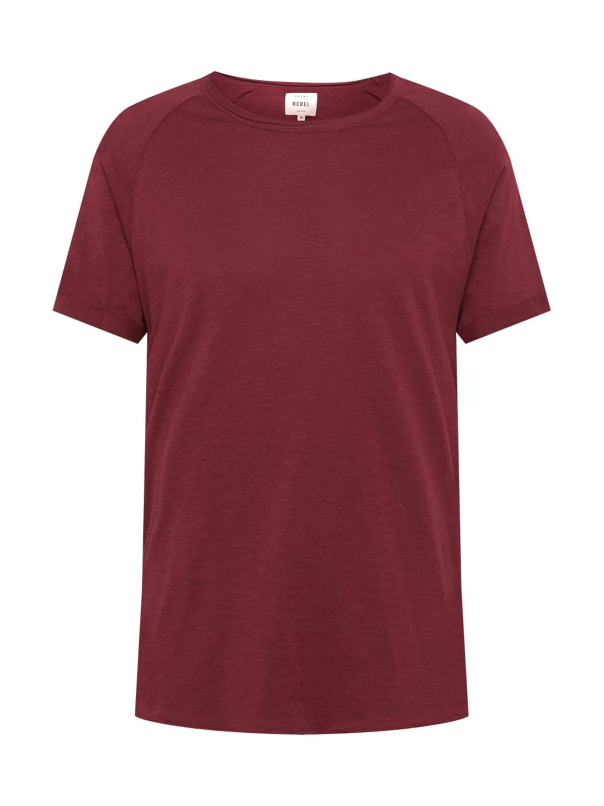 Image for Men's Plain Solid Tee,Burgundy