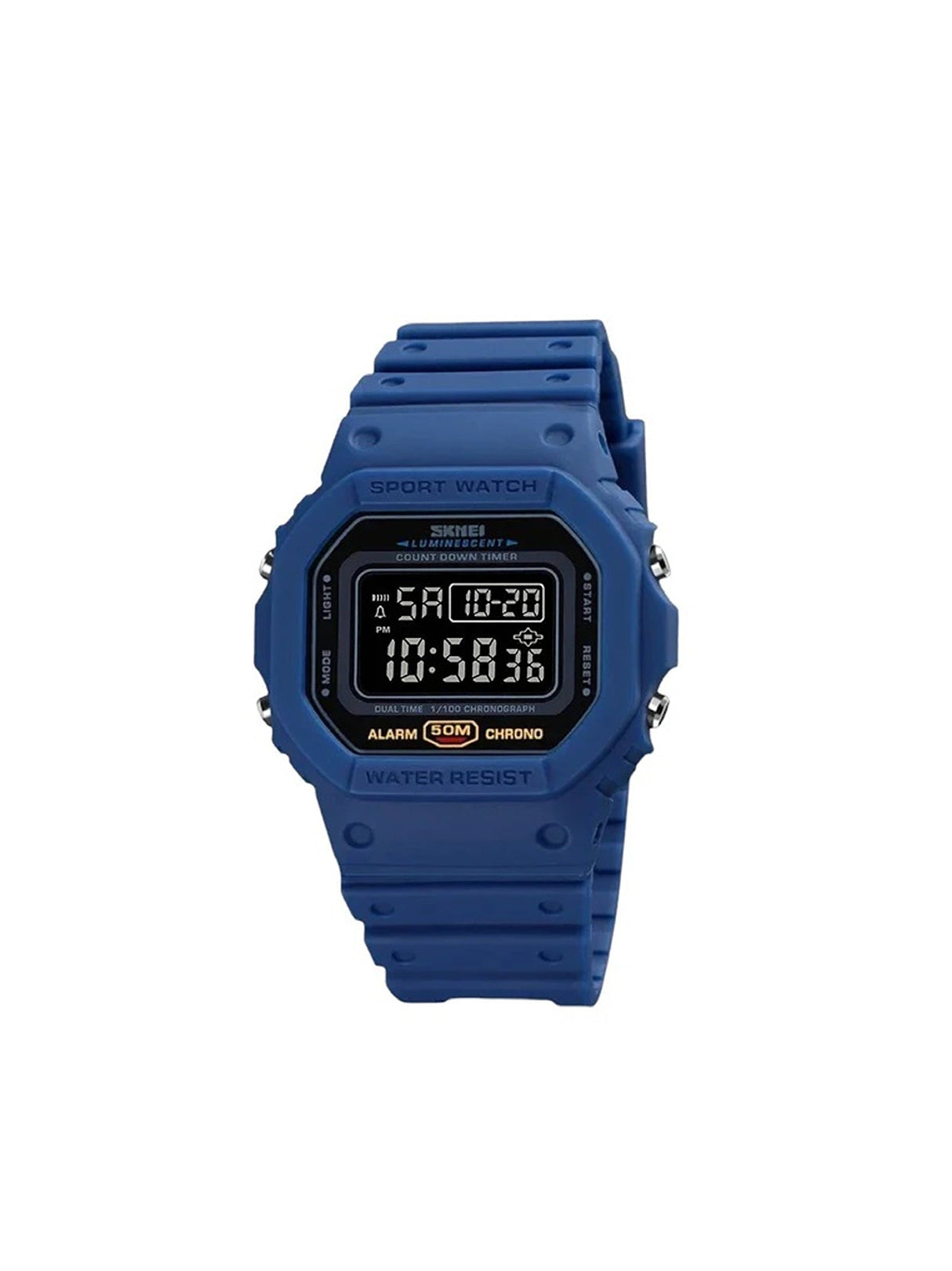 Image for Men'S Blue Luxury Retro Military Sports Watch